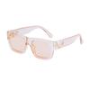 Gafas de Sol Ins con Montura Cuadrada para Mujer, Gafas de Sol Retro de Pierna Ancha de Moda, Gafas de Alta Gama, Gafas de Sol al por Mayor