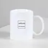 Caneca Cerâmica Caneca de Transferência de Calor Caneca de Sublimação Logo Publicidade Transfronteiriça Caneca de Cerâmica para Sublimação Caneca de Água