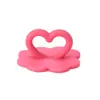 Hebilla Creativa de Silicona en Forma de Corazón Parche para Vaso de Agua Accesorios de Joyería DIY Accesorios para Funda de Teléfono Móvil Borla Coreana Colgante DIY