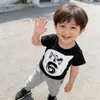 Ropa infantil al por mayor de Shangku verano para hombre y mujer camiseta digital de manga corta para bebé camisa interior para niños abrigo para niños 1-6 años