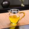 Venta al por mayor de fábrica hecho a mano vidrio grueso copa justa Kung Fu té té mar exquisita copa justa juego de té accesorios ceremonia del té