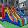 Castillo Hinchable con Tobogán para Niños, Trampolín Hinchable Multicolor con Múltiples Toboganes, Equipo de Diversión para Exteriores