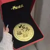 Pastel de Oro Puro 999 50mg Adornos Regalo Creativo de Cumpleaños Princesa Por Favor Hazte Rica Regalo de San Valentín