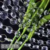 Corrente de Contas Octogonais de 14mm, Decoração de Teto para Palco de Casamento, Acessórios para Lustre de Cristal, Materiais DIY Artesanais