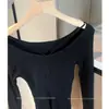 Blusa básica canelada slim fit de manga comprida, doce, para mulheres, outono e inverno, gola U, estilo coreano puro e desejável, rosa