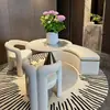 Sillón de Diseñador de Alta Gama, Silla para Reuniones de Hotel, Silla de Maquillaje, Silla de Comedor para Restaurante, Sillón de Cafetería Lounge Estilo Italiano de Lujo Ligero