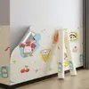 Papel de parede cartoon autoadesivo à prova d'água à prova de umidade parede quarto de criança parede do quarto adesivos decorativos para quarto de aluguel feio