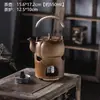 Tetera Grande de Gres Vintage para Preparar Té, Tetera Sencilla para Hogar y Oficina con Taza de Té para Preparar Té