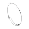 Fornecimento Direto da Fábrica Pulseira de Aço Inoxidável Design de Nicho Pulseira Ajustável Moda Celebridade da Internet Mesmo Estilo Pulseira Torcida Atacado