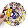 50 pegatinas decorativas para el coche, con diseño de James, estrella del baloncesto, para equipaje, scooter y portátil.