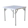 Mesa Dobrável Plástica Simples Moderna Mesa Quadrada Dobrável de Sopragem Mesa de Jantar Doméstica Mesa Portátil de Acampamento ao Ar Livre