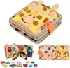 Breeze Board Materiales Didácticos Montessori para Desarrollar la Motricidad Fina en Niños Pequeños y Preescolares Juguetes de Tablero de Aprendizaje