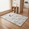 Alfombra de Piso Antideslizante de Algodón Puro para Niños, Alfombra de Gateo para Sala de Estar y Dormitorio, Alfombra de Gateo para Bebé, Alfombra Plegable para el Hogar, Dropshipping