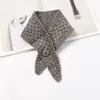 [Botão] Estilo coreano novo ins outono e inverno cachecol de faixa de cabelo decorativo versátil cachecol de lã casual tricotado cachecol