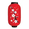 Linterna Japonesa de Flor de Ciruelo Cepillada Decoración de Cocina Japonesa Sushi Linterna de Melón de Invierno Impermeable para Exteriores Seda Diseño de Restaurante