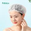 Fasola Touca de Banho Descartável Feminina Impermeável Doméstica Biodegradável Touca de Banho Touca para Cabelo Seco Touca para Máscara de Cabelo Capuz