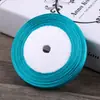 Cinta de satén de 6 mm de ancho cinta tejida roja tela de cinta de seda 6 milímetros embalaje trenzado cinta para el pelo cinta fina accesorios para el cabello adornos para el cabello cinta de colores