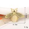 Accesorios creativos de joyería de abeja con gemas de aleación para bricolaje, accesorios para zapatos con agujeros, carcasa para teléfono móvil, material de taladro manual de belleza
