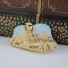 Imanes de Refrigerador Egipcios Transfronterizos, Imanes de Refrigerador de Viaje, Souvenirs de Faraón Pirámide, Adornos Tridimensionales, Imanes Magnéticos para Refrigerador
