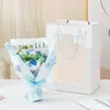 Buquês de Tricô Artesanais de Cravos e Rosas Artificiais para o Dia dos Namorados e Dia das Mães - Atacado Transfronteiriço Amazon