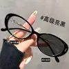 Novos Óculos Fotocromáticos Femininos Tendência Armação Redonda Estilo Coreano Moda High-End Anti-Luz Azul Armação Tartaruga Atacado Óculos Sem Grau