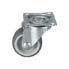 Ruedas pequeñas rueda universal rueda de goma elástica rueda de goma giratoria mueble rueda de ángulo pequeño TPR ruedas de goma al por mayor