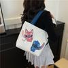 Bolso Tote con Correa de Hombro Desmontable Bolso de Hombro para Estudiante Bolso Cruzado Bolso de Mano Transfronterizo 2025 Lindo Bolso de Lona Nuevo Estilo