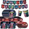 Novo produto transfronteiriço Hospital de Animais decoração de aniversário Halloween hospital de animais louças descartáveis pratos de papel