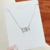 2026 Nuevo Color-Preservante Extra Largo Collar al por Mayor Nicho Versátil Hoja Mariposa Ángel Colgante Cadena Clavícula Joyería para Mujeres