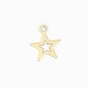 YB elegante pingente de estrela-do-mar folheado a ouro 14K pulseira de cachorro colar de concha acessórios de borboleta joias DIY pingente de injeção de ouro