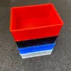 Estante de comercio electrónico material Caja herrajes caja electrónica taller rotación caja de plástico caja de estante