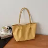 Bolso de Hombro Grande de Gran Capacidad Estilo Coreano Transfronterizo Modelo Nuevo 2026, Bolso Tote Tejido de Alta Gama Elegante, Bolso de Hombro para Viajero