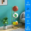 Suporte de Finalização para Basquete Doméstico Rack de Armazenamento para Futebol e Vôlei Infantil Rack de Exibição de Bolas de Ferro
