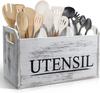 Familia simple pino lavado blanco cuchillo y tenedor cuchara palillos caja de almacenamiento sala de estar caja de almacenamiento para control remoto
