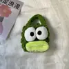 Bolsa Protectora Tejida a Mano para Auriculares Airpods1/2/pro Lana Boca de Salchicha de Ojos Grandes Mini Bolsita para Monedas Cosméticos