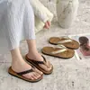 Chanclas Planas para Mujer para Verano Uso al Aire Libre 2025 Nueva Moda Lunares Chanclas de Vacaciones en la Playa