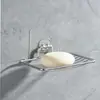 Estante de jabonera de acero inoxidable de una sola capa de doble capa montado en la pared sin perforaciones estante para línea de baño inodoro