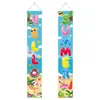 Cortina de Porta para Decoração de Festa Festival Havaiano, Decoração de Banner para Festa de Formatura, Decoração para a Época de Volta às Aulas, Pano para Pendurar na Porta da Frente