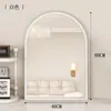 Espejo de Alta Definición para Uso Doméstico que se Puede Colgar o Parar en el Suelo, Adecuado para Zapaterías, Habitaciones de Niñas, Residencias Estudiantiles y como Espejo de Cuerpo Entero para Maquillaje y Vestir con Forma Única