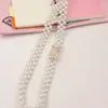 Corrente de Cintura Feminina Estilo Coreano com Strass e Pérolas Try Dress Cinto Decorativo Solto para Mulheres