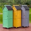 Armario de Almacenamiento para Sala de Herramientas Exterior a Prueba de Lluvia y Sol Caja de Guantes para Patio de Jardín Armario Impermeable para Balcón Interior