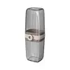 Vaso para Enjuague Bucal Bdo Set de Artículos de Tocador de Viaje Vaso Transparente para Artículos de Tocador Portátil de Viaje Soporte para Cepillo de Dientes Caja Grande de Cepillos de Dientes para el Hogar