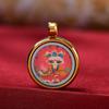 Xizang thangka caixa Gabu Raposa de Cauda de Fênix flor de pêssego Raposa Raposa de Nove Caudas pingente fornecimento direto de fábrica pequeno colar thangka