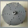 Accesorios para aspiradora de carpintería Aspas de ventilador para aspiradora Impulsor de ventilador de hierro Ventilador de aspas de ventilador dinámicamente balanceadas