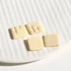 Diseño Creativo Accesorios de Resina Cuadrados de Múltiples Capas con Forma de Diamante Accesorios para Pendientes DIY Accesorios para el Cabello Accesorios para Pasadores