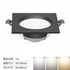 Lâmpada Grade Moderna Simples Comercial Doméstica Balde Lâmpada Quadrada Embutida de Teto Downlight de Alta Potência Embutido Downlight de Cabeça Dupla