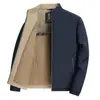 Chaqueta Gruesa NN para Hombre con Forro de Felpa y Cuello Alto Nueva Colección Otoño/Invierno 2025 Ropa para Hombre Abrigo Cálido para Hombre de Mediana Edad