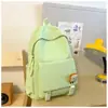 2024 Nueva Mochila Escolar Femenina Estilo Coreano Estilo Vintage Niña Pequeña Transparente Estudiante Linda Casual Mochila de Gran Capacidad