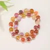 Populares en el comercio exterior, pulseras de cuentas hechas a mano para hombres y mujeres para aliviar la ansiedad, pulseras de la suerte del zodíaco de cristal natural europeas y americanas