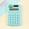 Calculadora de Papelería Linda de Dibujos Animados, Mini Computadora de Oficina Portátil de Moda para Estudiantes de Primaria al por Mayor